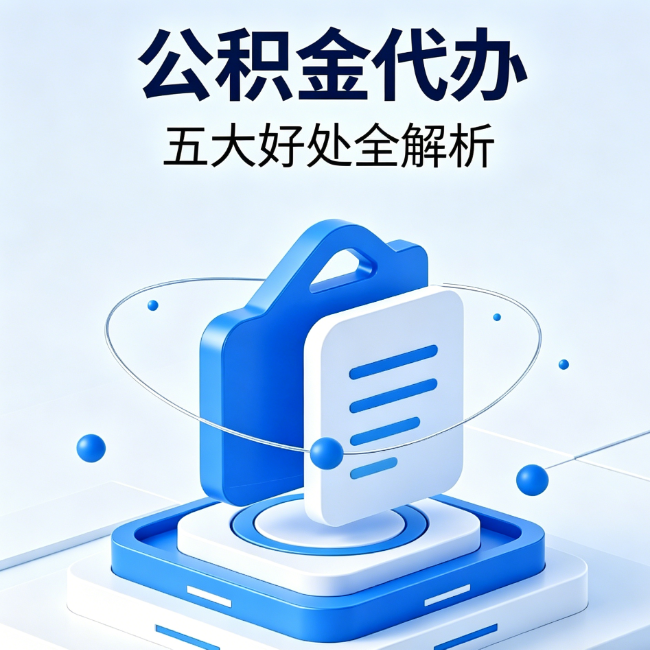 鹰潭公积金代办到底值不值？这5大好处让你少走弯路
